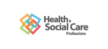 Health and Social Care Professions brand logo graphic